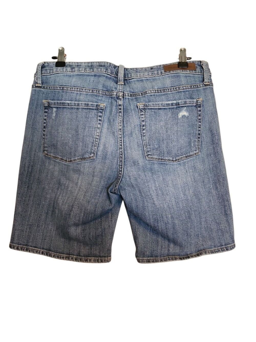 TREASURE & BOND DISTRESSED BLUE DENIM JEAN SHORTS SIZE 30 - 10" RISE - Picture 2 of 7